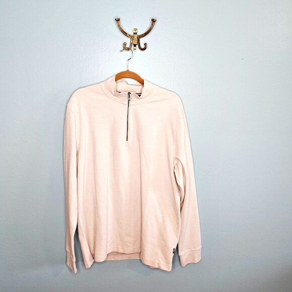 NWT Hugo Boss Cream half zip pullover, cream, XXL - Picture 1 of 7